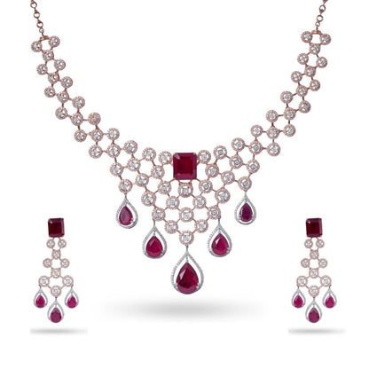 Gala Ruby Diamond Set