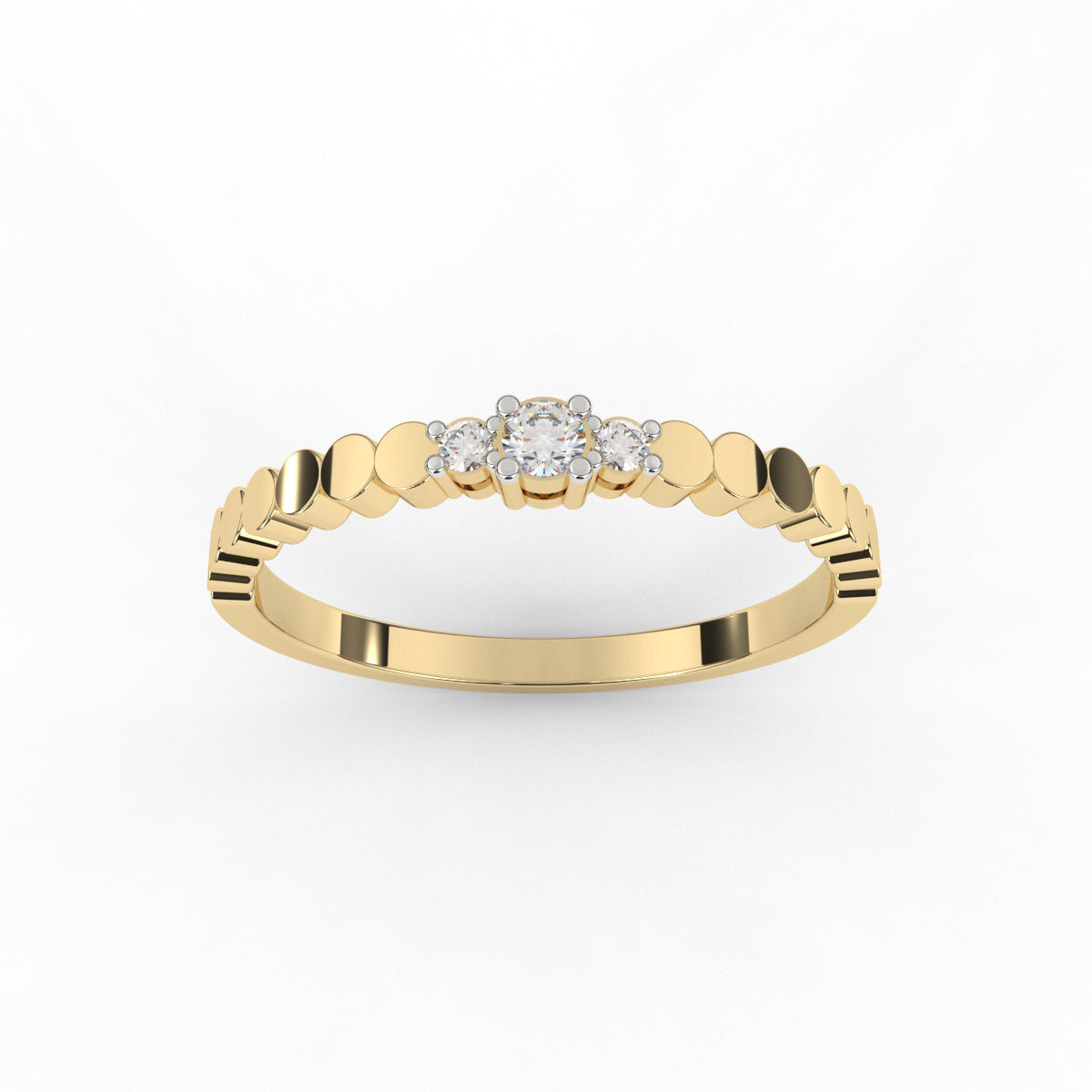 simple sparkle diamond ring
