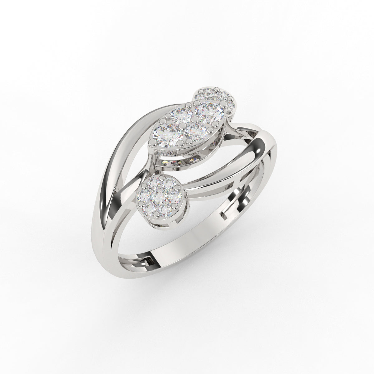 Charming Pave Diamond Ring