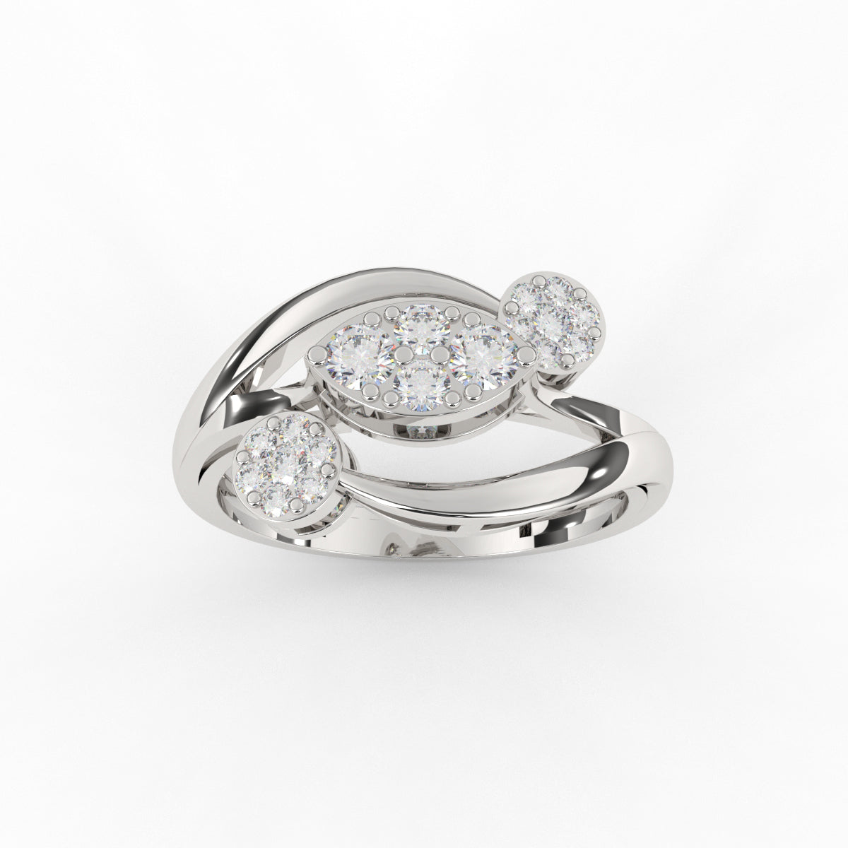 Charming Pave Diamond Ring