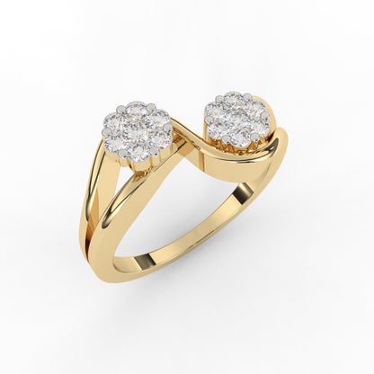 Cluster Infinite Diamond Ring