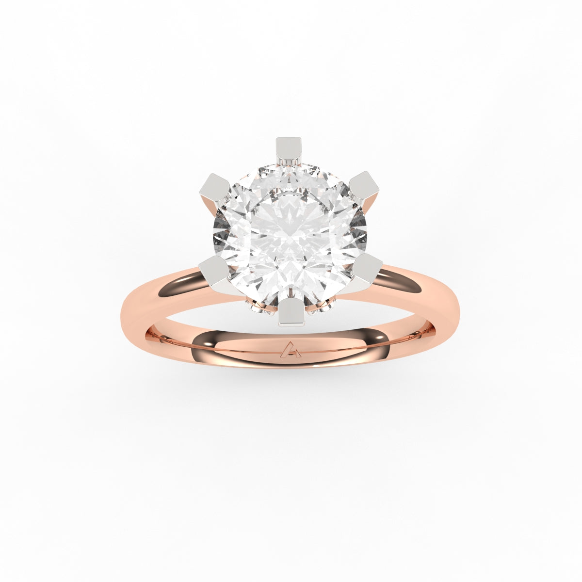 Six Prongs Solitaire Diamond Ring