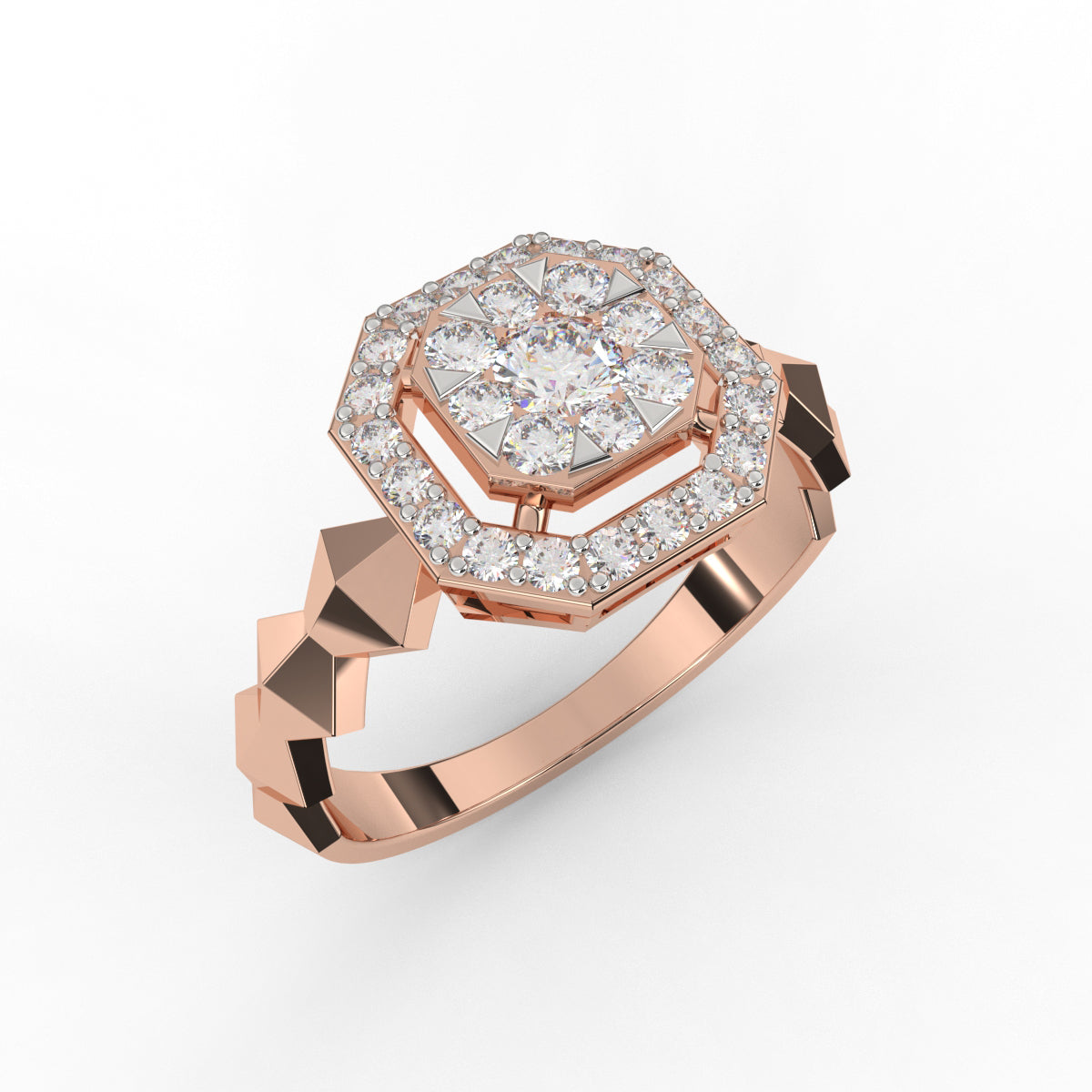 Buy Opal Diamond Rings Online in India | Kasturi Diamond