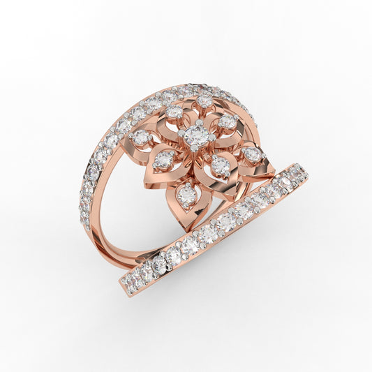 Blossom Art Deco Ring