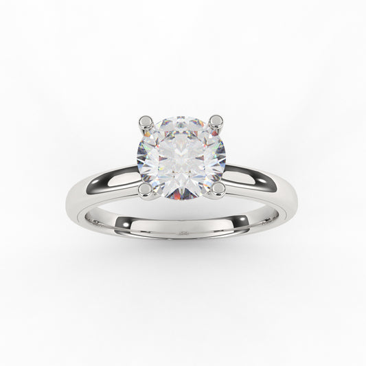 Minimalistic Solitaire Ring