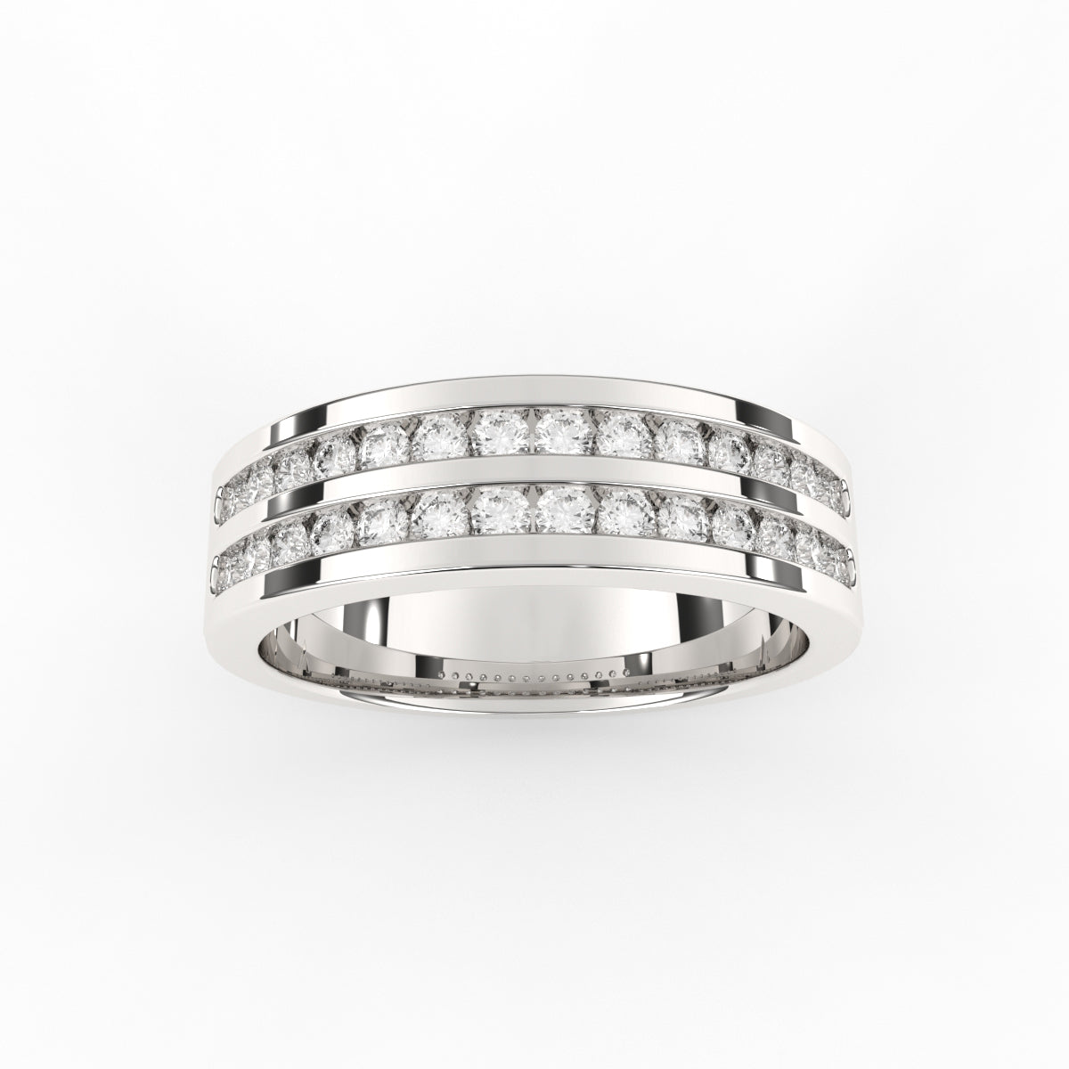 Sparking Band Diamond Ring