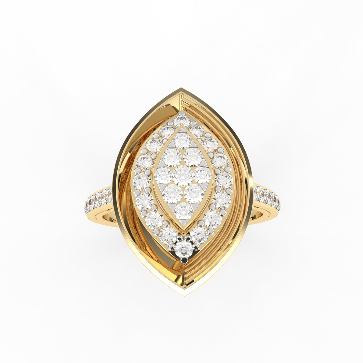 Halo Marquise Diamond Ring