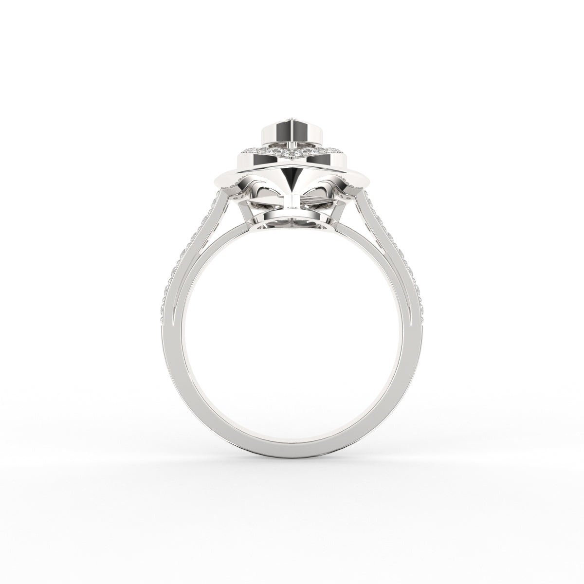 Halo Marquise Diamond Ring