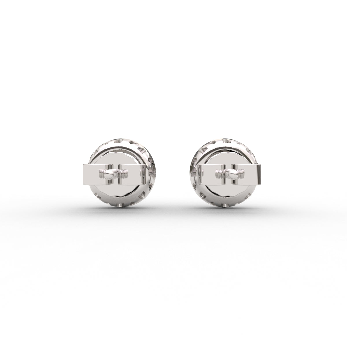 Cluster Round Shape Stud Earring