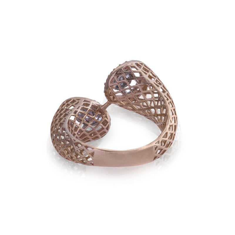 Charming Mesh Diamond Ring