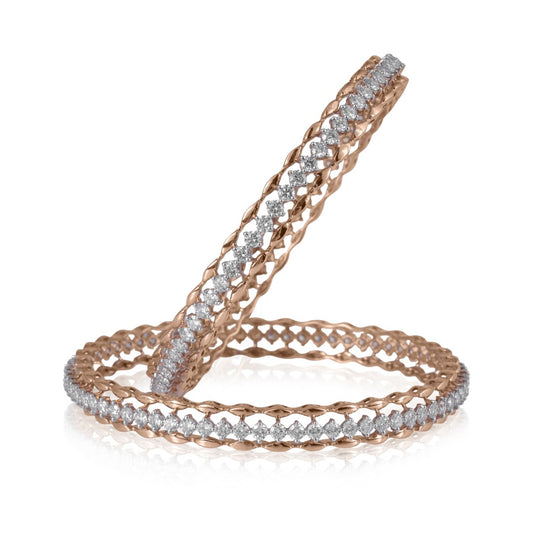 Lattice Love Diamond bangle