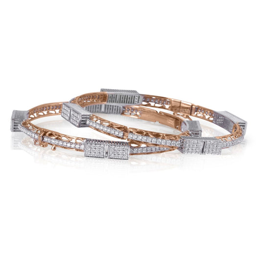 Della mode diamond bangle