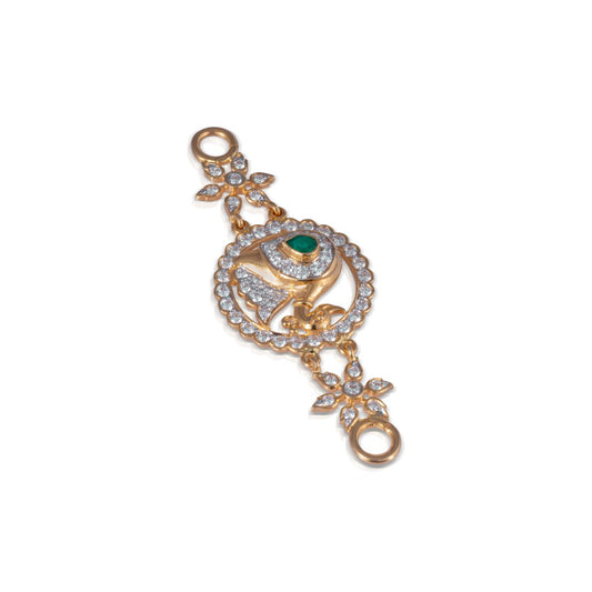 emerald heritage diamond pendant