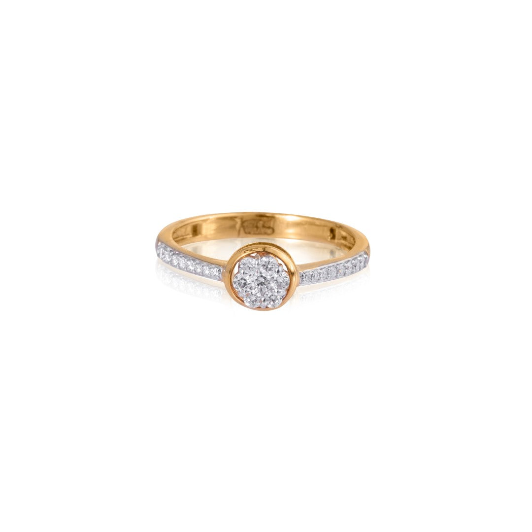 Auric Halo diamond ring