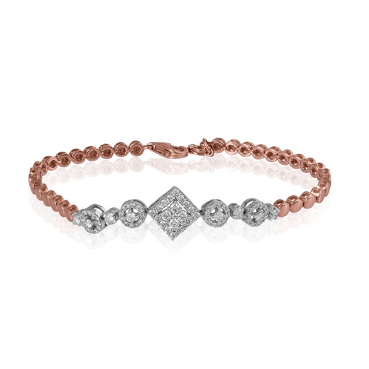 elegant allure diamond bracelet