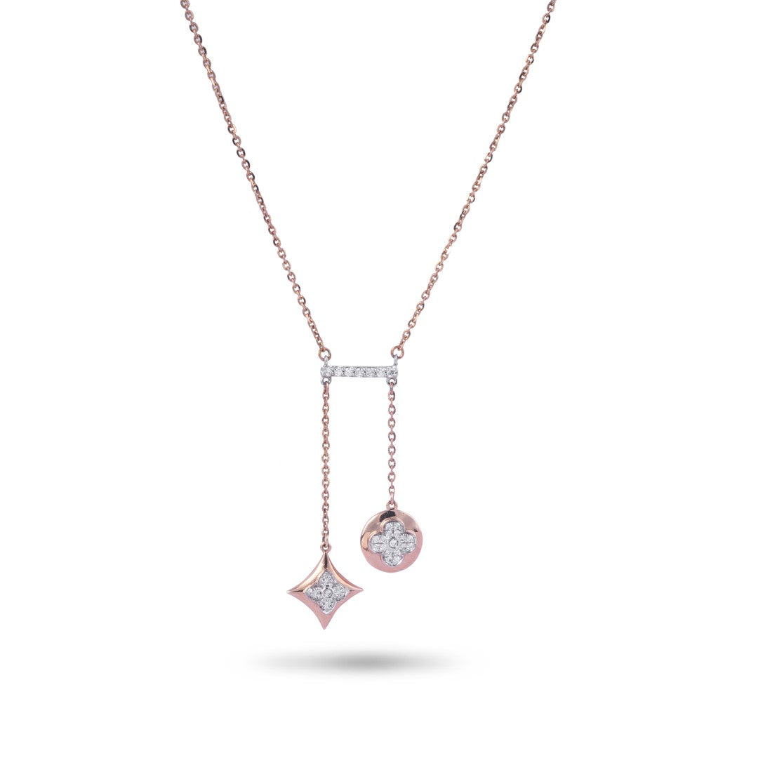 simply diamond pendant chain